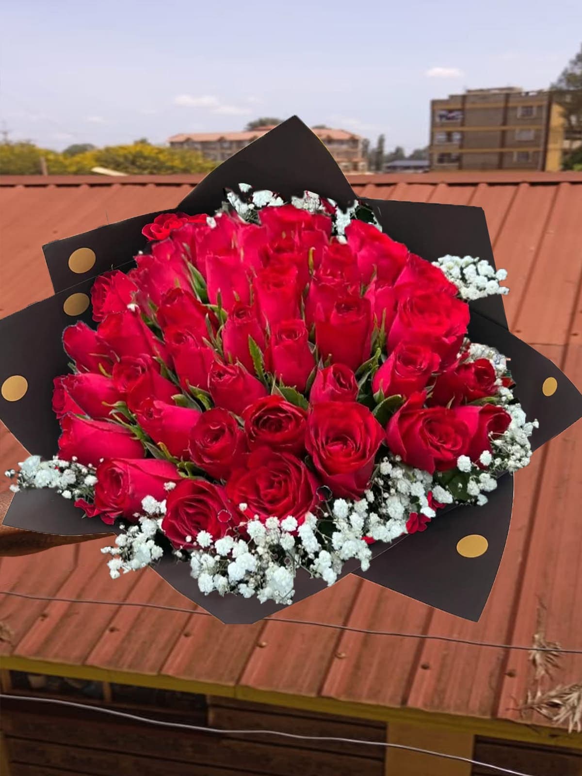 red proposal flowers Nairobi kenya