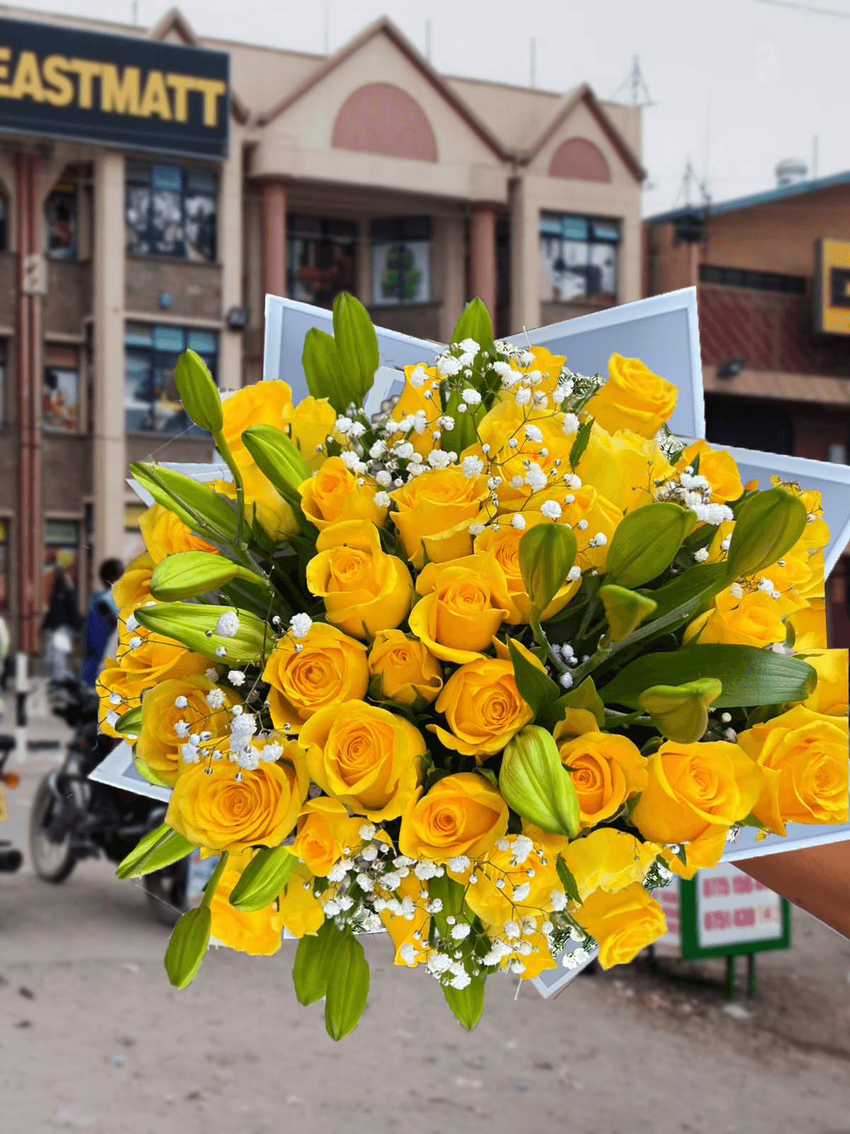 "Bright Yellow Birthday Flowers – Sunshine Bouquet for Joyful Celebrations in Kitengela & Nairobi – KSh 2000"
